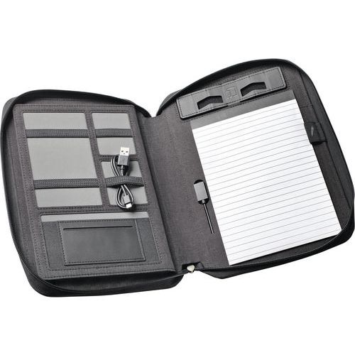 Conférencier Smart Organizer A5 Avec Powerbank - Anthracite