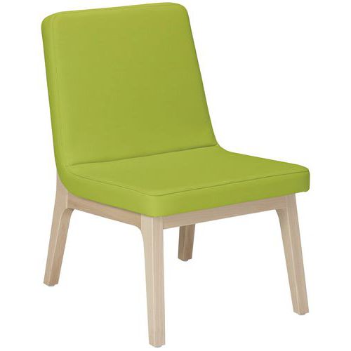 Chauffeuse Zelos Sans Surpiqûre Hêtre Absinthe