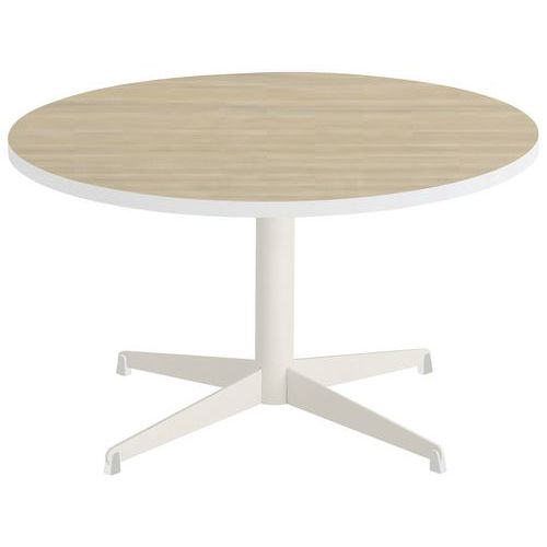 Table Basse Tamaris Pl.chêne Nat./blanc Piet.blanc/blanc