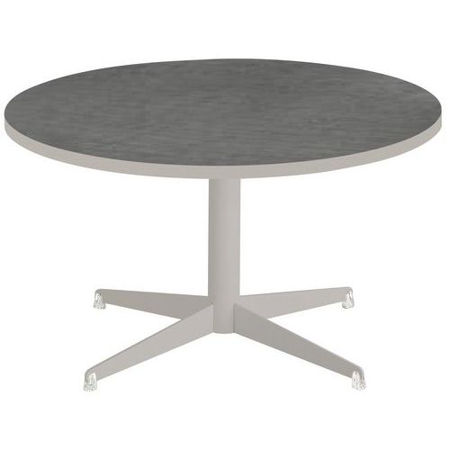 Table Basse Tamaris Pl.métal Brossé/sable Piet.sable/transp.