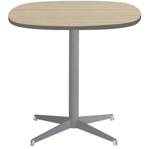 Table Basse Tamaris Pl.chêne Nat./argile Piet.argent/argent