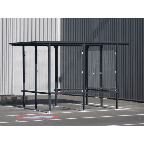 Abri Fumeurs Beaufortain 405x 244+ret.2m+ 1 Banc 180 Anthr