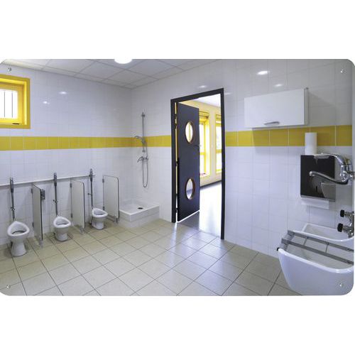 Miroir Sanitaire 40 X 60 Cm - Angles Arrondis - Sans Kit Fixation