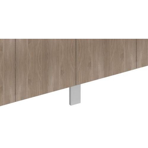 Pieds Intermédiaires Blanc Ht 15 Cm Pour Meuble Allegra