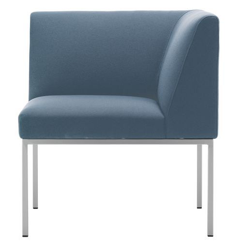 Chauffeuse D'angle Atrium Tissu M1 Bleu Gris