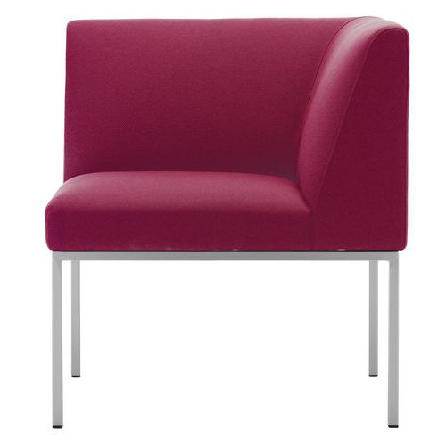 Chauffeuse D'angle Atrium Tissu M1 Fuchsia