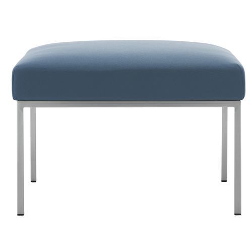 Pouf Atrium Tissu M1 Bleu Gris