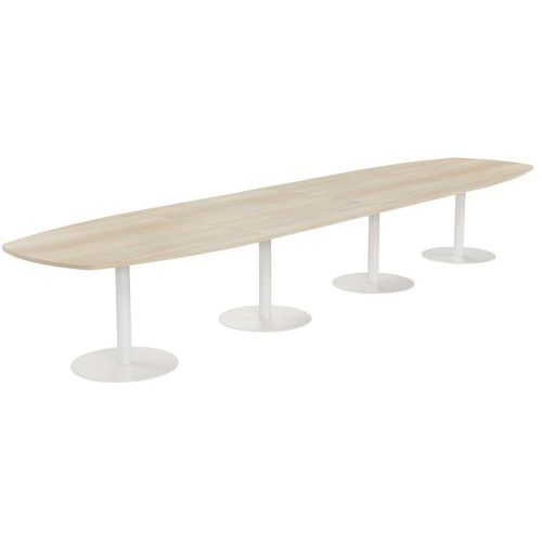 Tab. Conf. Elga Pied Platine 480x113 Plt Strat Acacia/blanc