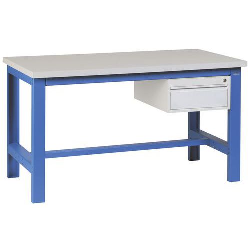 Etabl.compl. Stratifié Gris Si40+1t 1500x750 Pieds C.5015