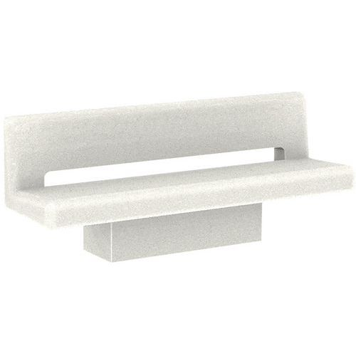 Banc Cosmos Béton 180 M - Blanc Sablé