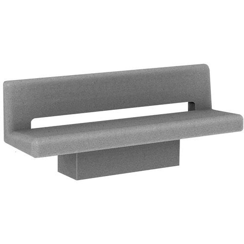 Banc Cosmos Béton 180 M - Anthracite Sablé