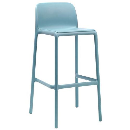 Tabouret Haut Riva Bleu Céleste