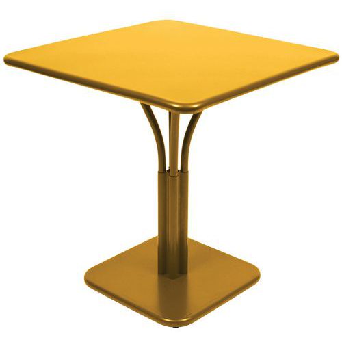 Guéridon 71x71 Plateau Plein Luxembourg Miel