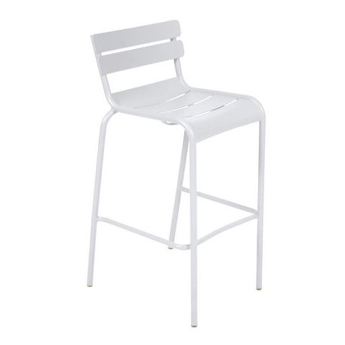 Tabouret Haut Luxembourg Blanc Coton