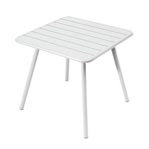Table 4 Pieds 80x80 Luxembourg Blanc Coton