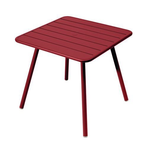 Table 4 Pieds 80x80 Luxembourg Coquelicot