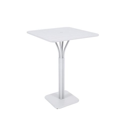 Guéridon Haut 80x80 Luxembourg Blanc Coton