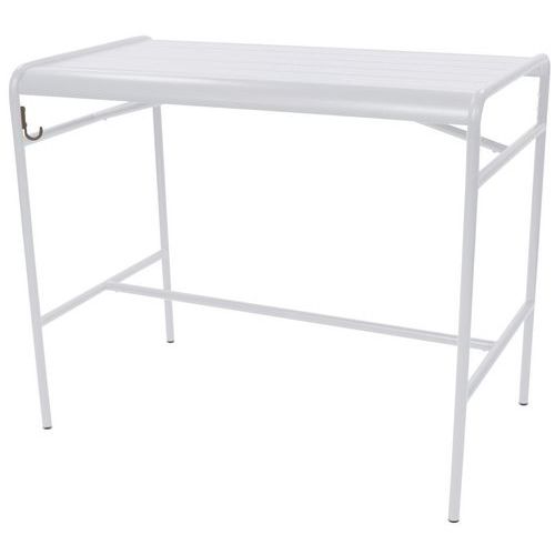 La Table Haute 73x126 Luxembourg Blanc Coton