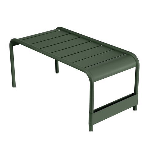 Grande Table Basse Banc De Jardin Luxembourg Vert Cèdre