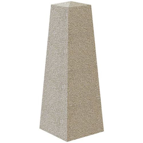 Borne Christina Béton Beige - 95 cm - Fixation à enterrer - Robuste et Durable