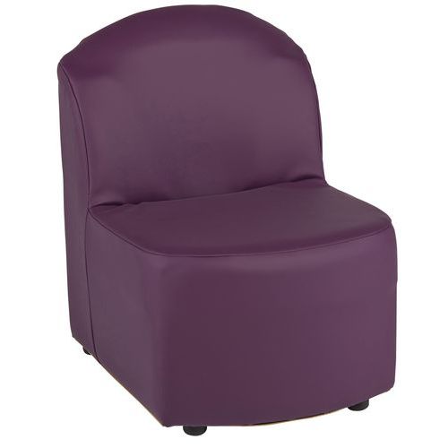 Chauffeuse Droite Bowling Déhoussable Pvc M1 9780 Prune