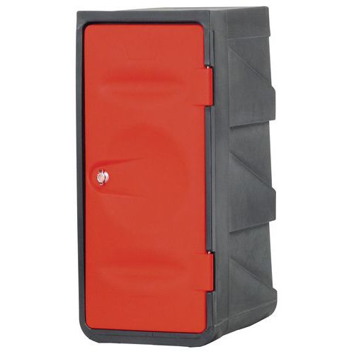 Demi Vestiaire Polyéthylène sur socle avec tablette porte cintre PC