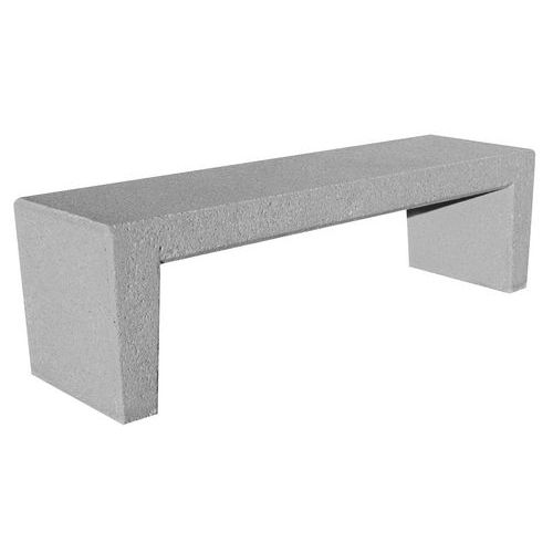 Banquette Story Béton Finition Gris Sablé - L. 150 Cm