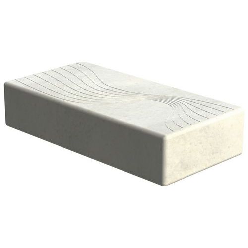 Banquette droite Alera ocre lisse Banquette droite Alera ocre lisse