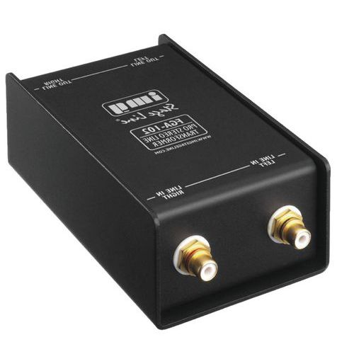 Transformateur D'isolement Stéréo Ligne Rca Img Stage Line Fga102