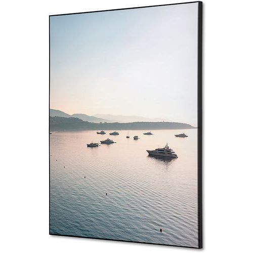 Cadre Décoratif En Tissu Navires Mer - 42x594cm