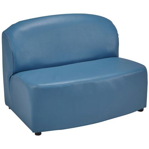 Chauf. Bowling 2 Places Non Déhoussables Pvc M2 9432 Pétrole