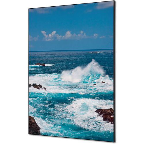 Showdown Displays - Cadre Décoratif Tissu Vagues de Mer - 59,4x84,1cm - Décoration Murale Tendance