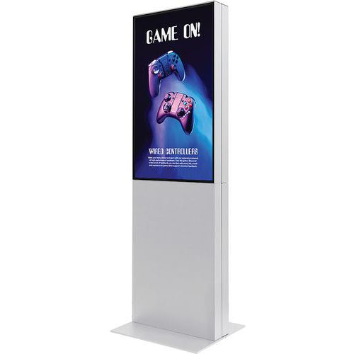 Chevalet à écran Digital double face Totem Samsung - Showdown Displays Chevalet à écran Digital double face Totem Samsung - Showdown Displays