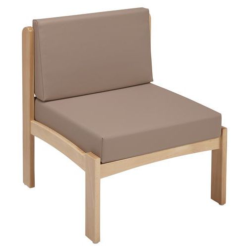 Chauffeuse Autize Structure Naturel Pvc 9434 Terre