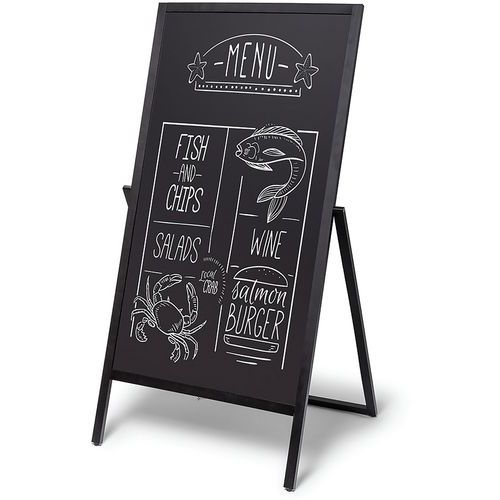 Chevalet En Bois Flip - 68x140 Cm - Noir