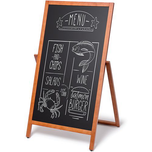 Chevalet En Bois Flip - 55x105 Cm - Beige