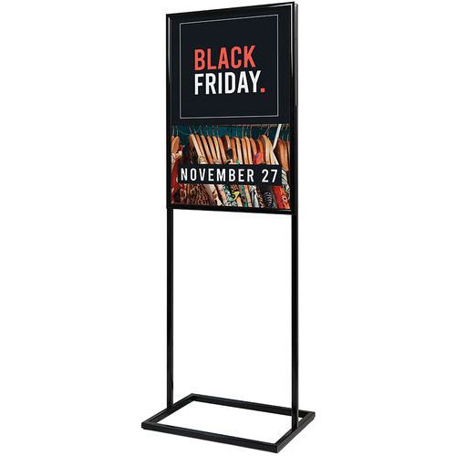 Présentoir D'affiche À Clic - Noir - A1
