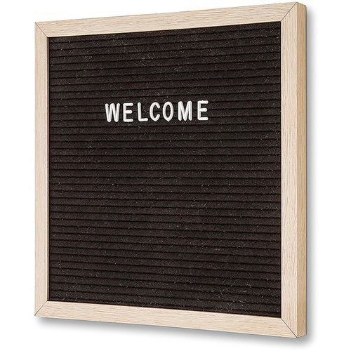 Tableau À Lettres - 30x30cm - Beige