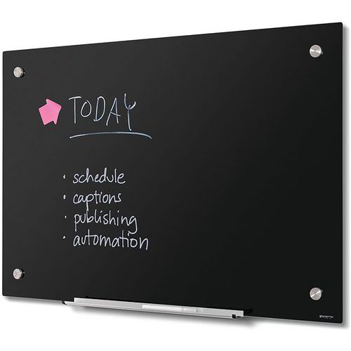Tableau Noir En Verre Scritto® - 90x60cm