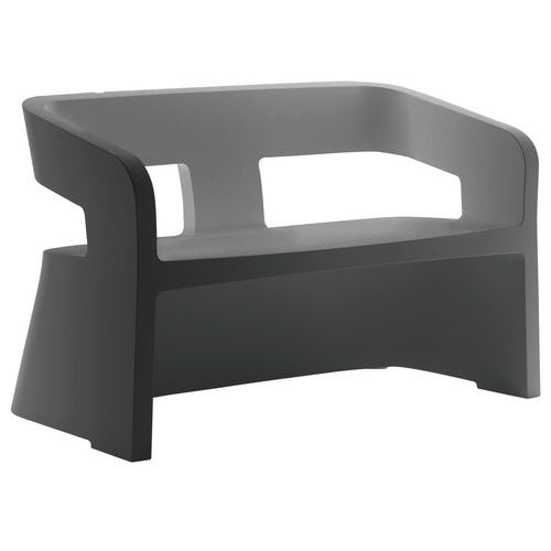 Sokoa - Chauffeuse 2 places Opus Anthracite - 100% Recyclé - Confort & Design