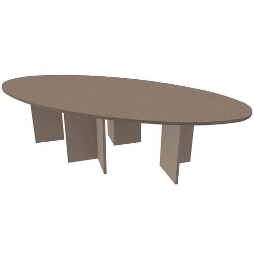 Table De Réunion 280x140 Chêne Gris