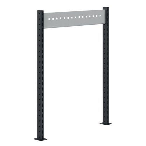 2 Montants Superstructure Avec Traverse Largeur 130 Cm 7016 Anthracite