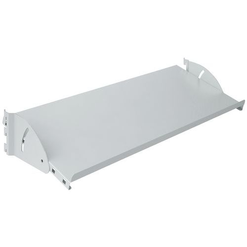Etagère Inclinable Et Réglable En Profondeur 130x35 Cm 7035 Gris Clair