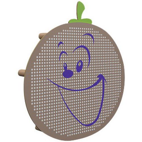 Panneau Acousti-kids Mural Orange Fruit Panneau Cappuccino