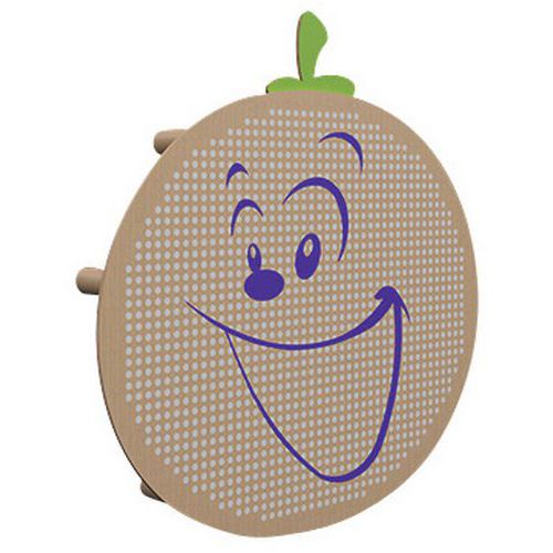 Panneau Acousti-kids Mural Modèle Orange Fruit Panreau Hêtre
