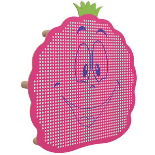 Panneau Acousti-kids Mural Modèle Ananas Panneau Rose