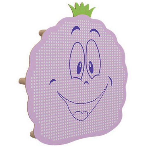 Panneau Acousti-kids Mural Modèle Ananas Panneau Lilas