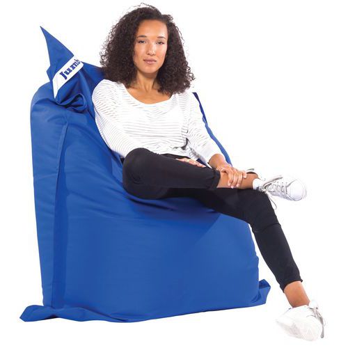 Coussin Géant Int/ext Déhoussable Jumbo Original Bleu