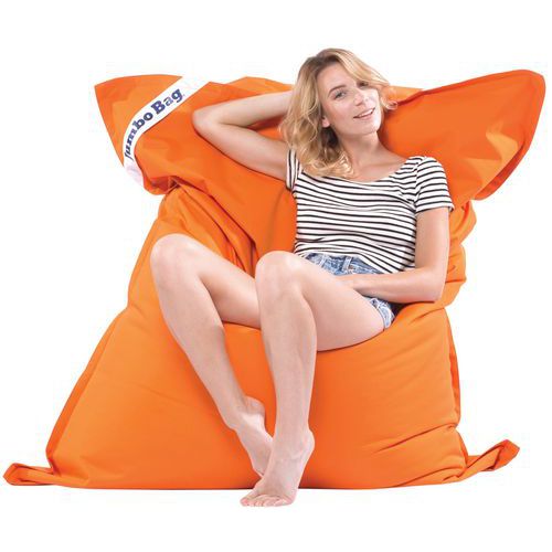 Coussin Géant Int/ext Déhoussable Jumbo Original Orange