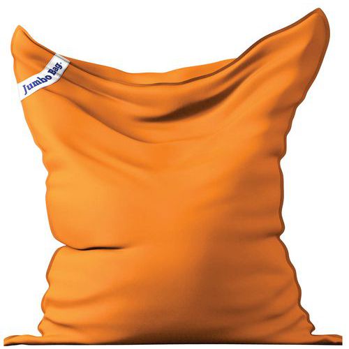 Jumbo Bag - Pouf Géant Original Orange Int/Ext Déhoussable - Polyester - 170 cm - Confortable et Durable
